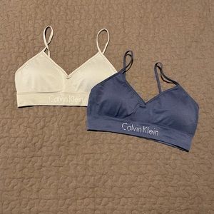⭐️Calvin Klein bralette pair